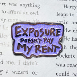 Exposure Soft Enamel Pin - Purple