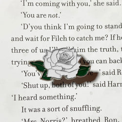 Rose Garden Soft Enamel Pin - White