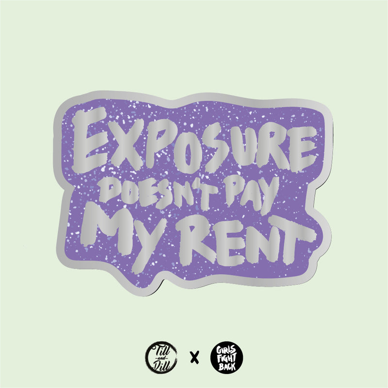 Exposure Soft Enamel Pin - Purple
