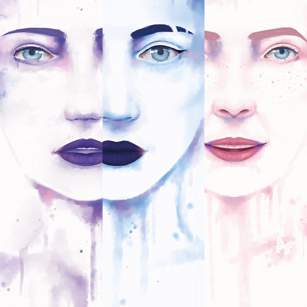 The Waterpaint Female Faces Collection