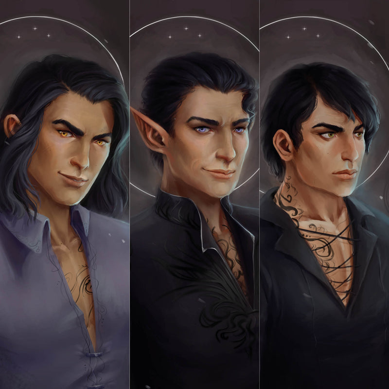 A court of thorns and roses, Cassian, Rhysand and Azriel
